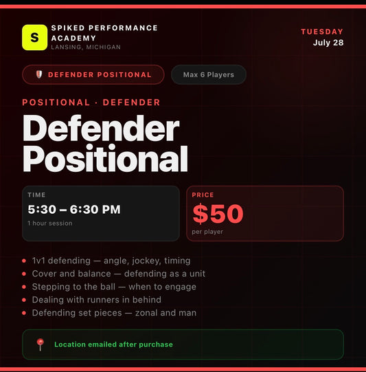 Defender Positional Session - July 28th